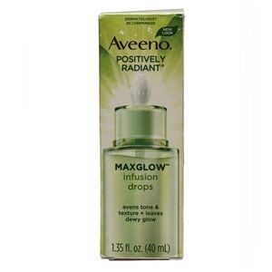 Aveeno Positively Radiant MAXGLOW Infusion Drops 1.35oz (40 ml) DISCONTINUED HTF